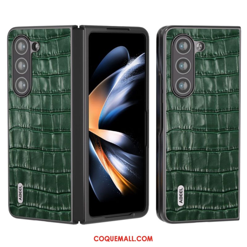 Coque Samsung Galaxy Z Fold 6 Texture Crcodile ABEEL