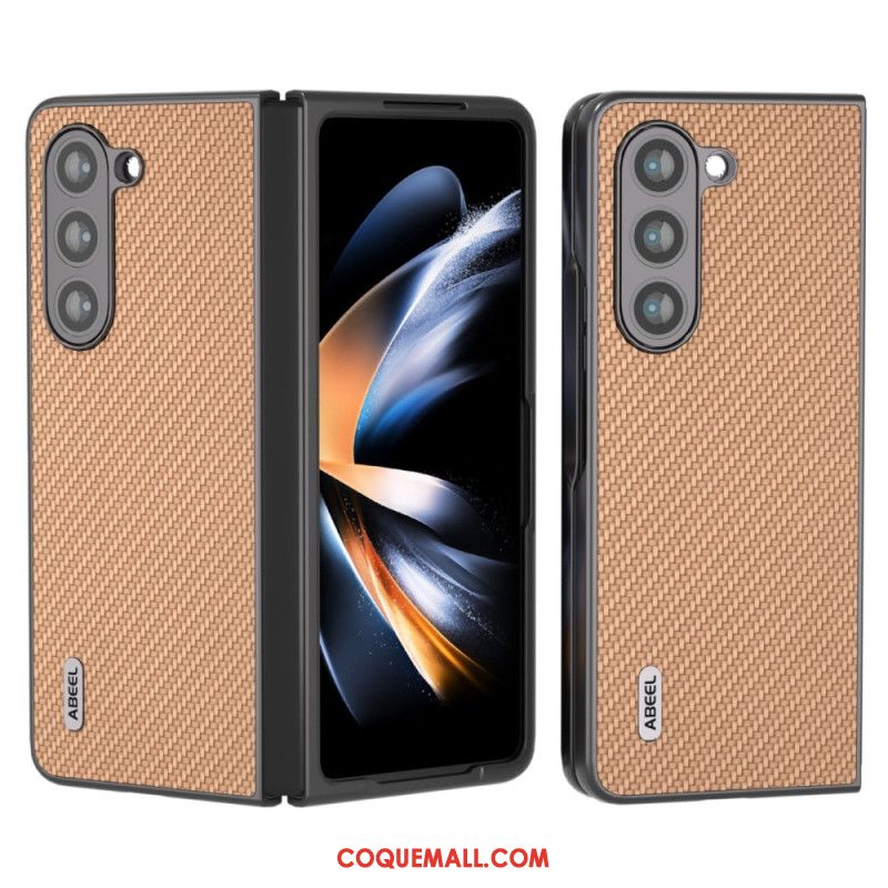 Coque Samsung Galaxy Z Fold 6 Texture Fibre Carbone ABEEL