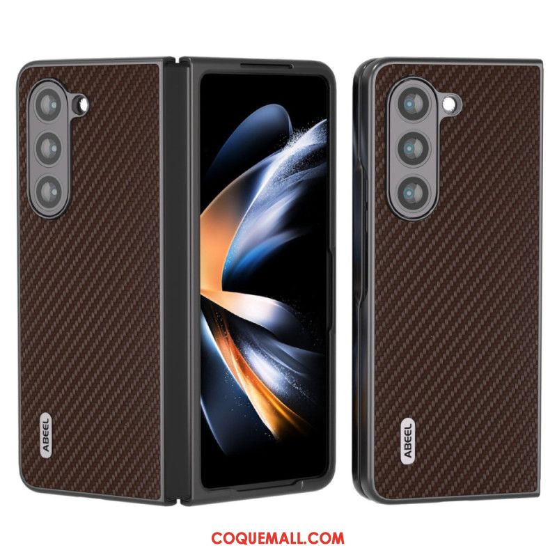 Coque Samsung Galaxy Z Fold 6 Texture Fibre Carbone ABEEL