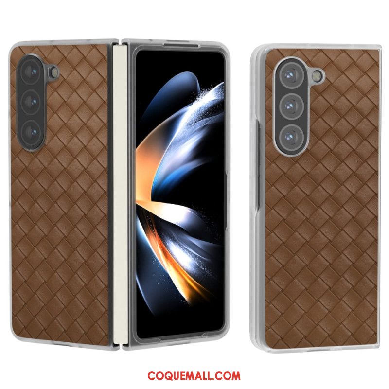 Coque Samsung Galaxy Z Fold 6 Texture Tissée