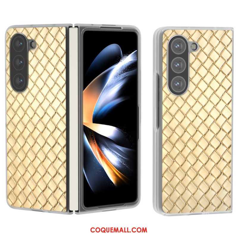 Coque Samsung Galaxy Z Fold 6 Texture Tissée