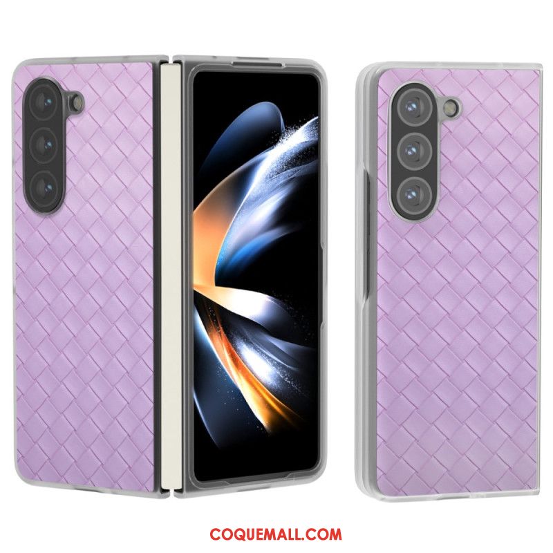 Coque Samsung Galaxy Z Fold 6 Texture Tissée