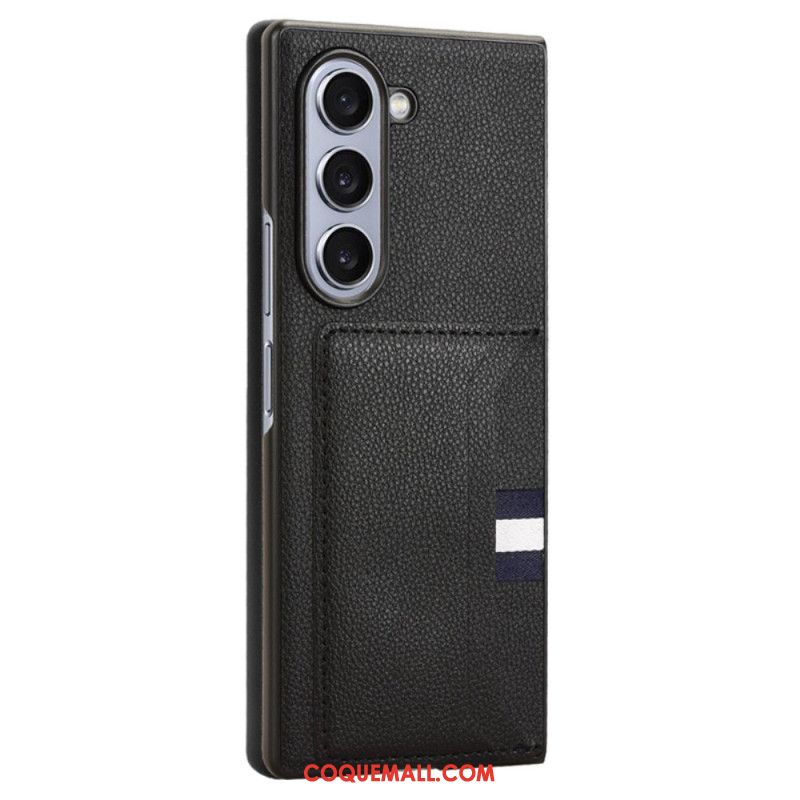 Coque Samsung Galaxy Z Fold 6 Tricolore Porte-Cartes