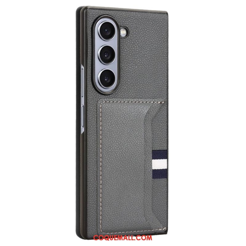 Coque Samsung Galaxy Z Fold 6 Tricolore Porte-Cartes