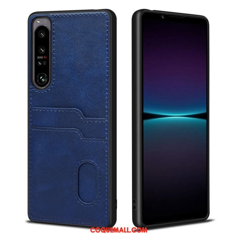 Coque Sony Xperia 1 IV Double Porte-Cartes