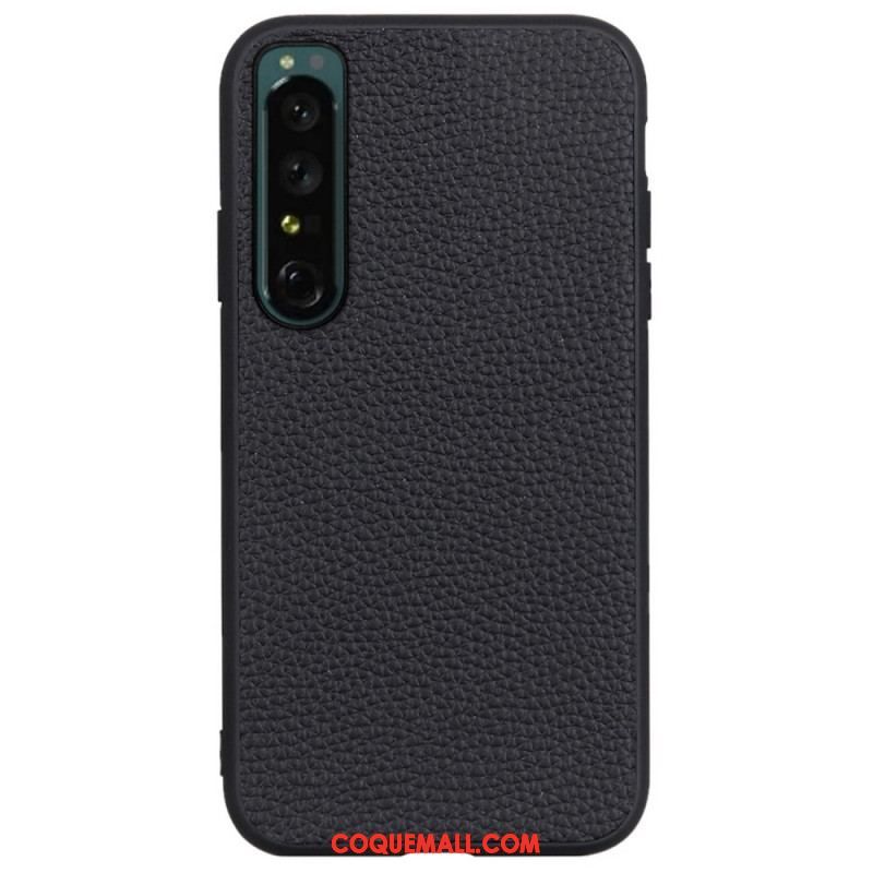 Coque Sony Xperia 1 IV Hybride Véritable Cuir