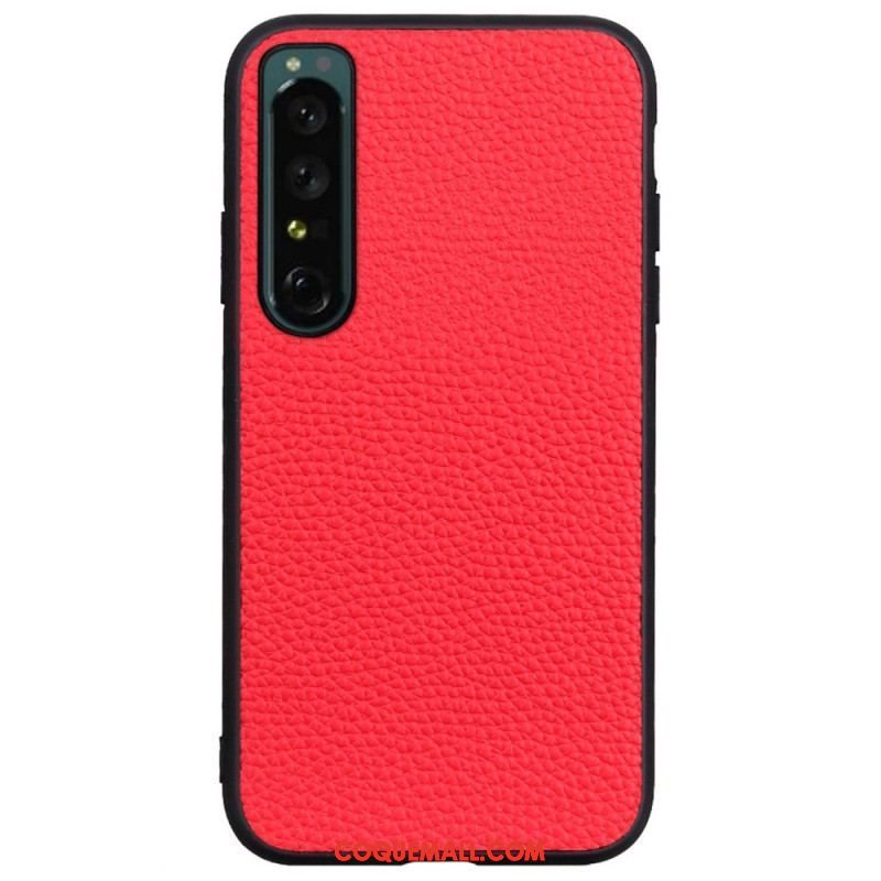 Coque Sony Xperia 1 IV Hybride Véritable Cuir