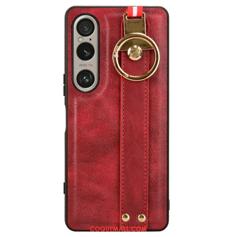 Coque Sony Xperia 1 VI Sangle et Anneau