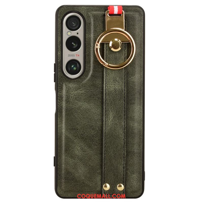 Coque Sony Xperia 1 VI Sangle et Anneau