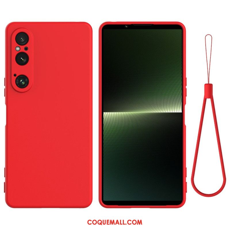 Coque Sony Xperia 1 VI Silicone à Lanière