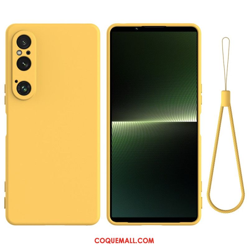 Coque Sony Xperia 1 VI Silicone à Lanière