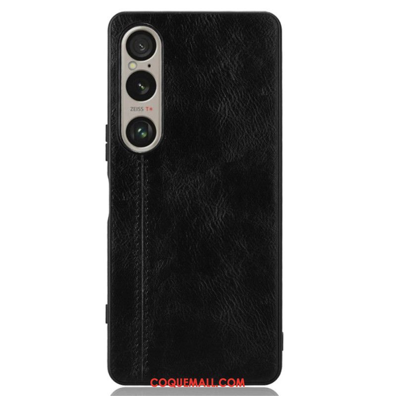 Coque Sony Xperia 1 VI Simili Cuir