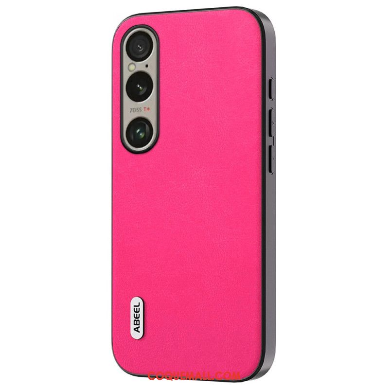 Coque Sony Xperia 1 VI Simili Cuir ABEEL