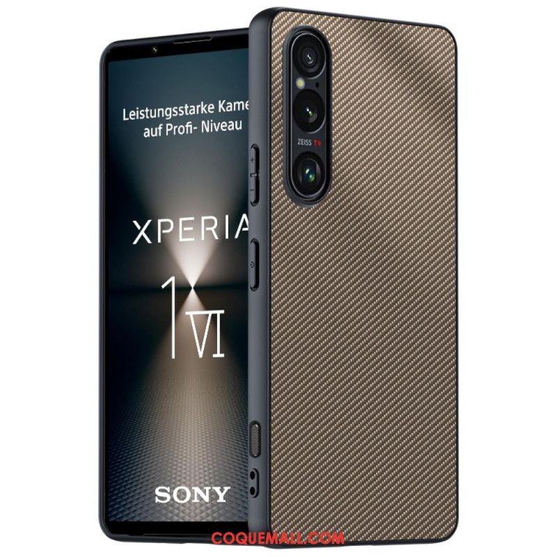 Coque Sony Xperia 1 VI Style Fibre Carbone