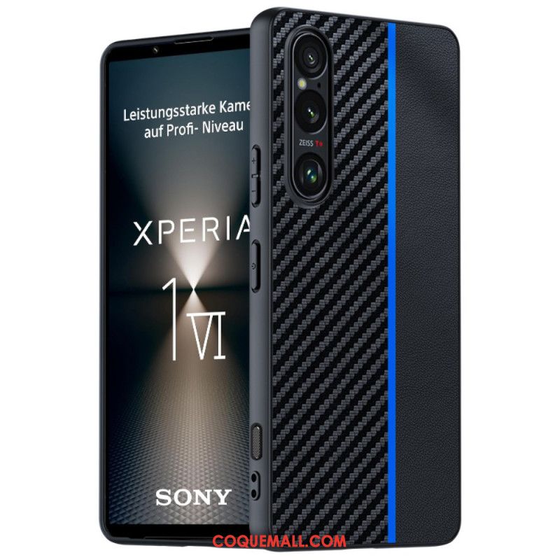 Coque Sony Xperia 1 VI Style Fibre Carbone