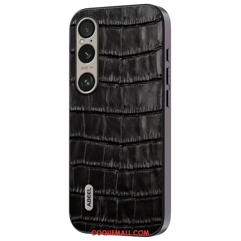 Coque Sony Xperia 1 VI Texture Crocodile ABEEL