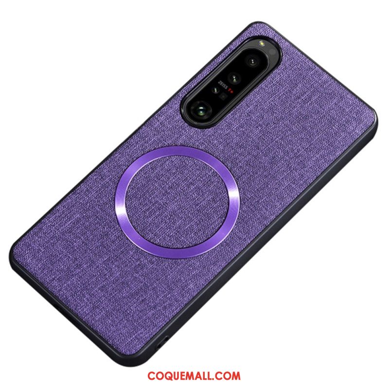 Coque Sony Xperia 1 VI Tissu Compatible MagSafe