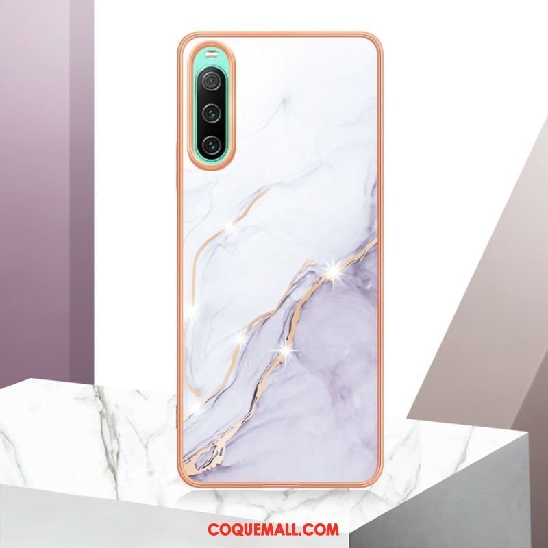 Coque Sony Xperia 10 IV Marbre Coloré