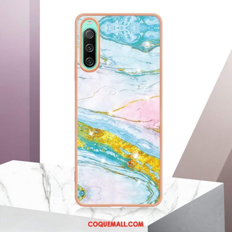 Coque Sony Xperia 10 IV Marbre Coloré