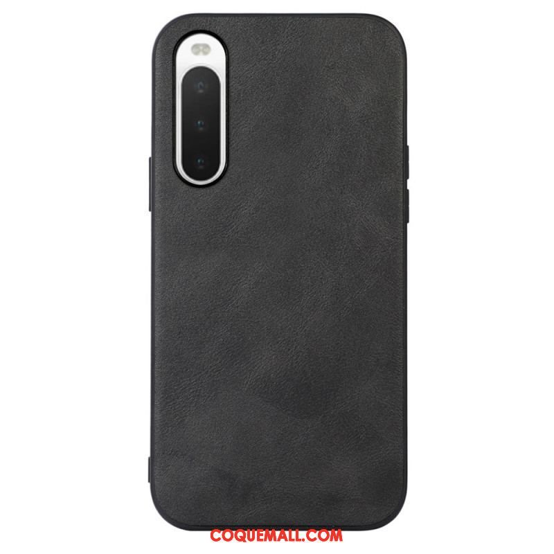 Coque Sony Xperia 10 IV Style Cuir Classy