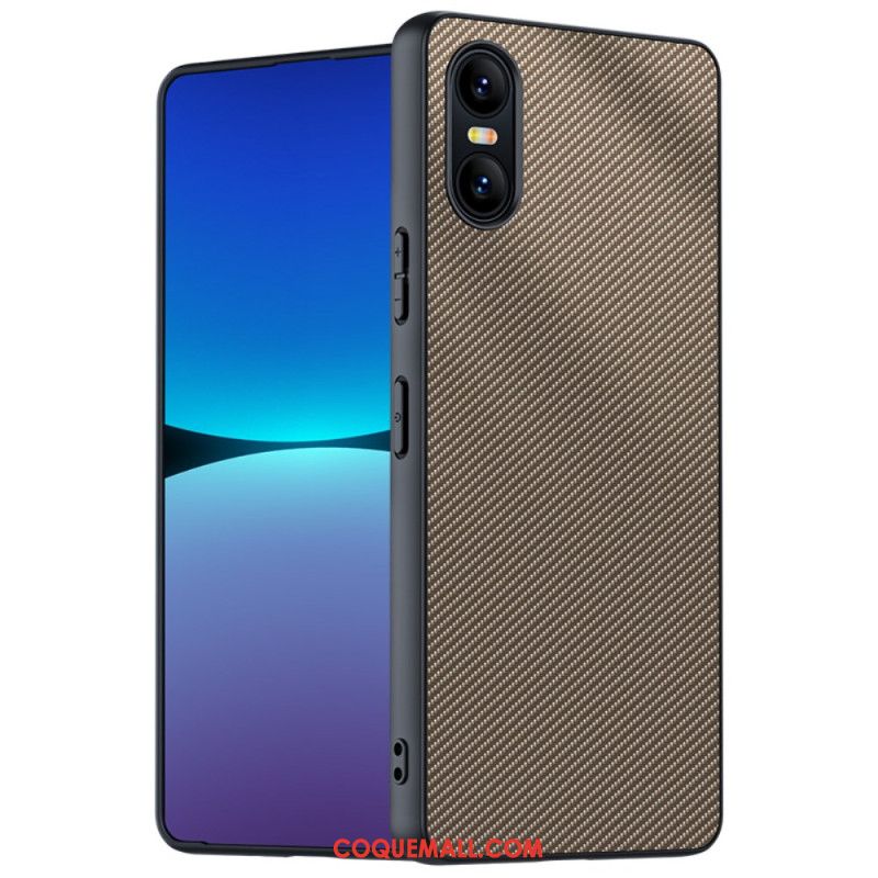 Coque Sony Xperia 10 VI Déclinaison Fibre Carbone