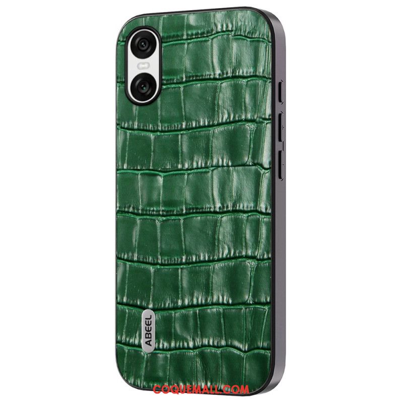 Coque Sony Xperia 10 VI Texture Crocodile