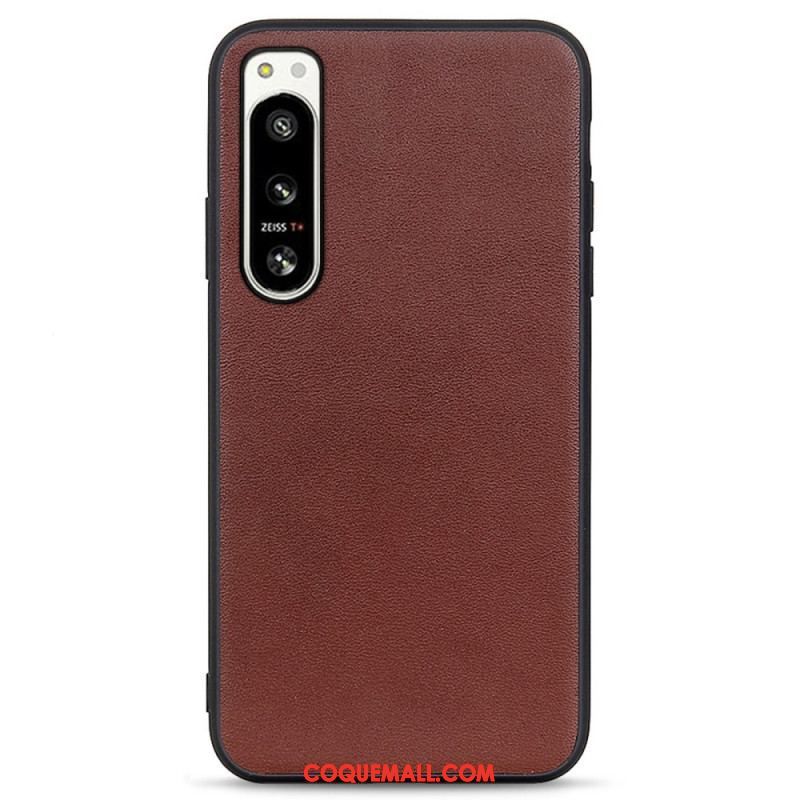 Coque Sony Xperia 5 IV Cuir