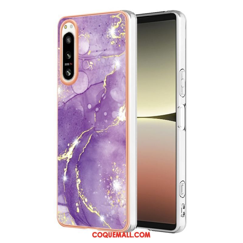 Coque Sony Xperia 5 IV Marbre Coloré