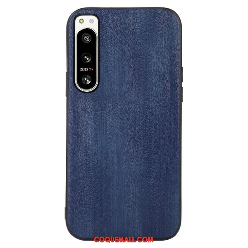 Coque Sony Xperia 5 IV Simili Cuir Texturé