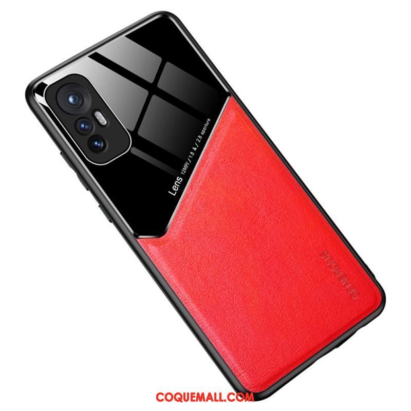 Coque  Xiaomi 12 / 12X  Effet Cuir Magnétique