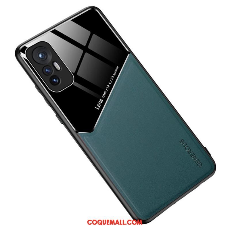 Coque  Xiaomi 12 / 12X  Effet Cuir Magnétique