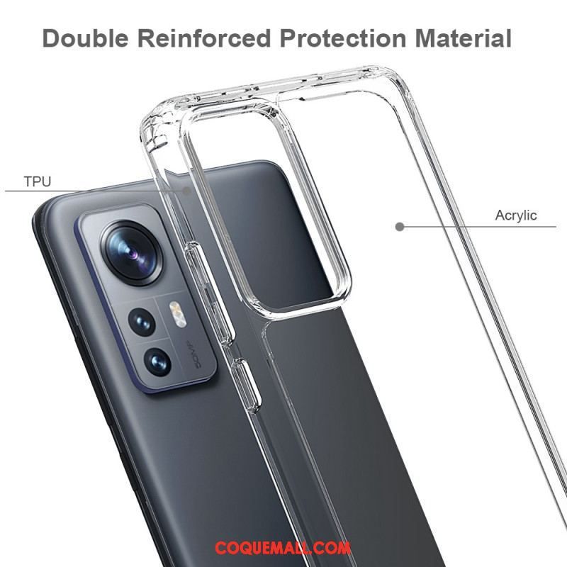 Coque Xiaomi 12 / 12X Hybride Transparente