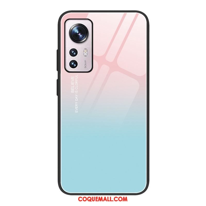 Coque Xiaomi 12 / 12X Verre Trempé Gradient