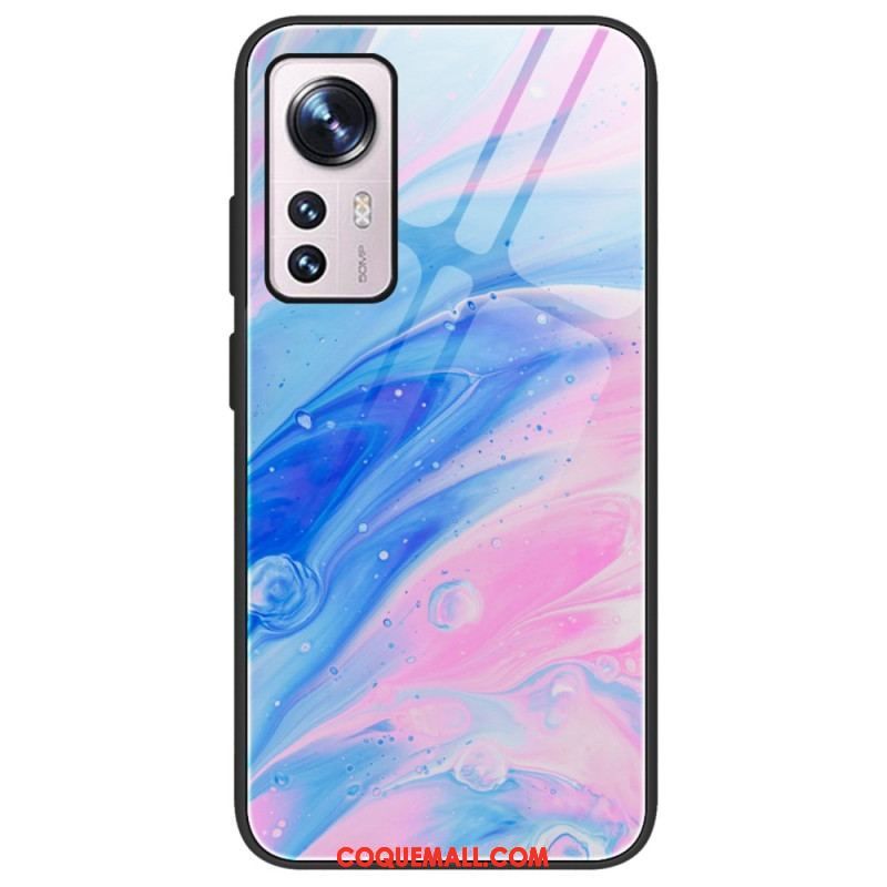 Coque Xiaomi 12 / 12X Verre Trempé Marble Colors