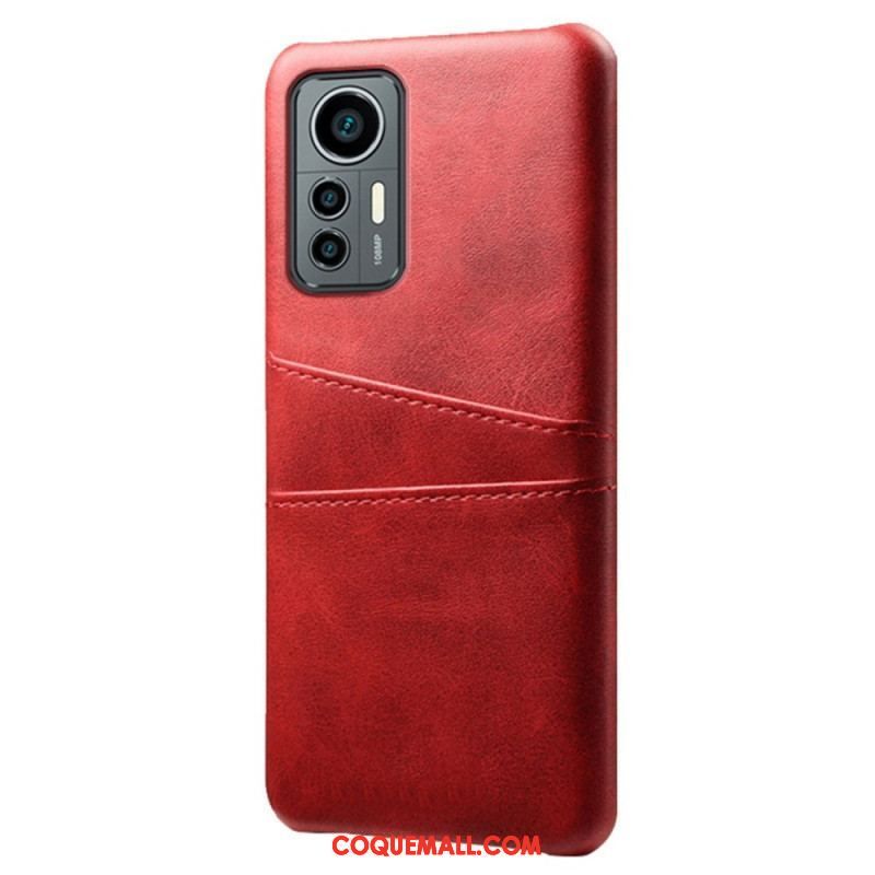 Coque Xiaomi 12 Lite Effet Cuir Porte-Cartes