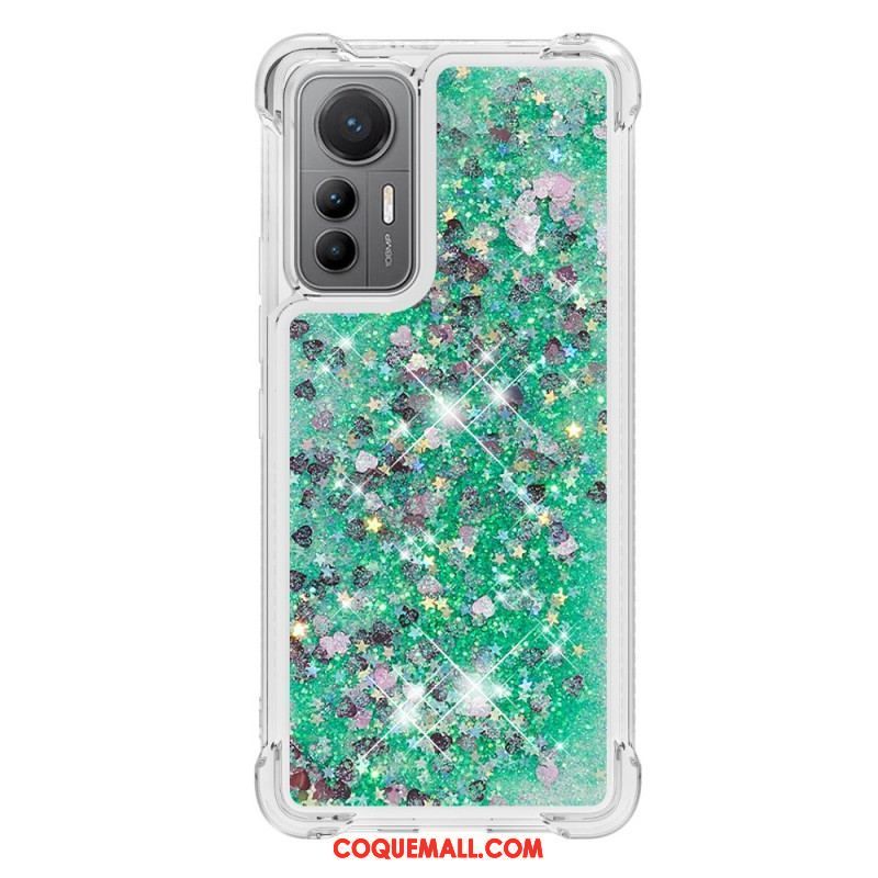 Coque Xiaomi 12 Lite Paillettes Colorées