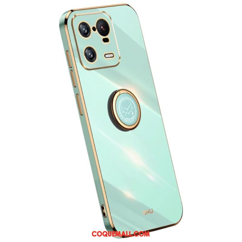 Coque Xiaomi 13 Pro Effet Métal Anneau-Support XINLI