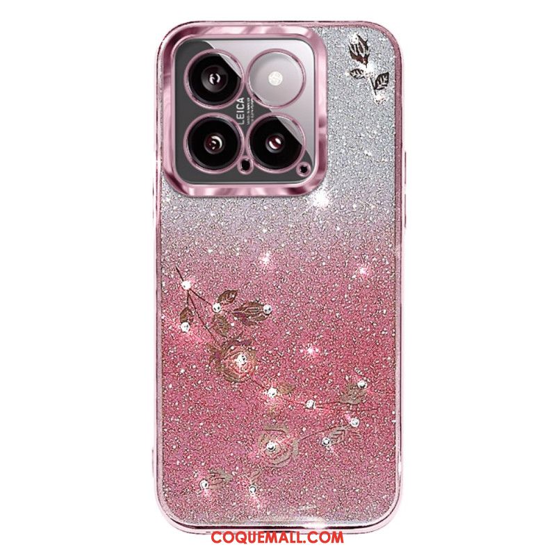 Coque Xiaomi 14 Motif Paillettes KADEM