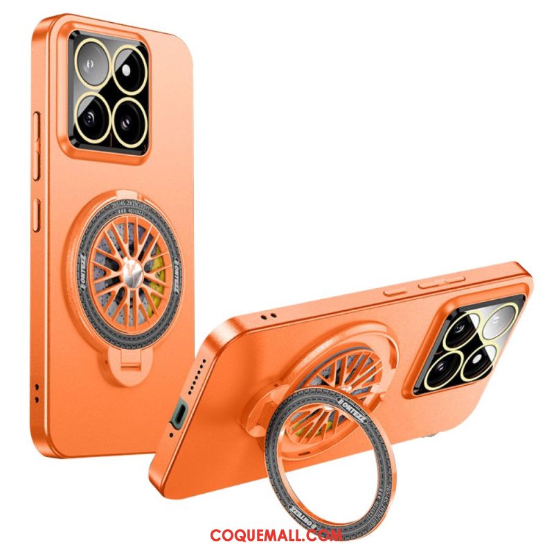 Coque Xiaomi 14 Pro Support Rotatif et Film pour Objectif VOERO