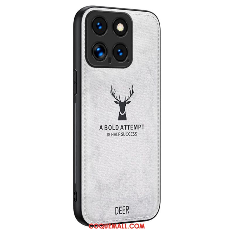 Coque Xiaomi 14 Texture Tissu Cerf