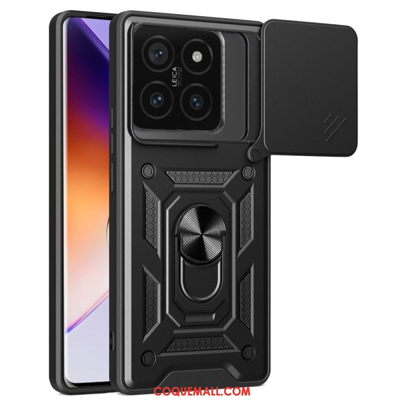 Coque Xiaomi 14T Pro Rabat Coulissant pour Caméra