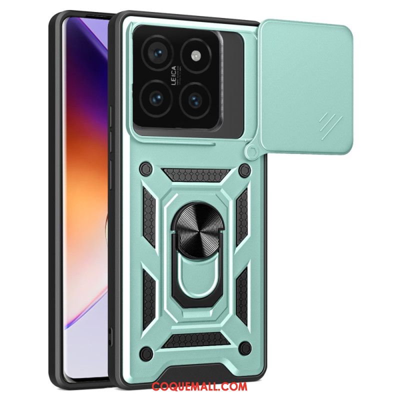 Coque Xiaomi 14T Pro Rabat Coulissant pour Caméra