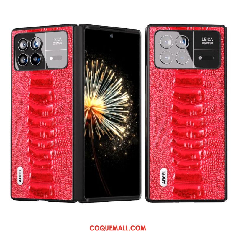 Coque Xiaomi Mix Fold 3 Effet Crocodile ABEEL