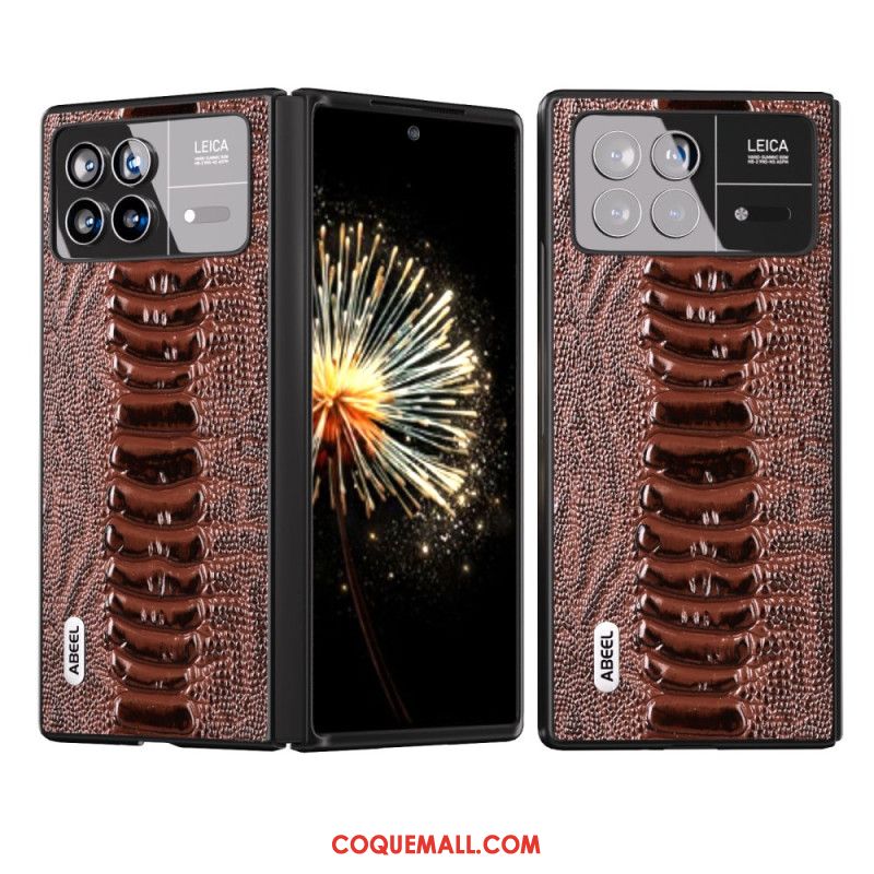 Coque Xiaomi Mix Fold 3 Effet Crocodile ABEEL