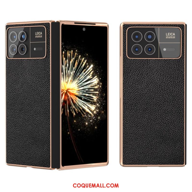 Coque Xiaomi Mix Fold 3 Effet Cuir