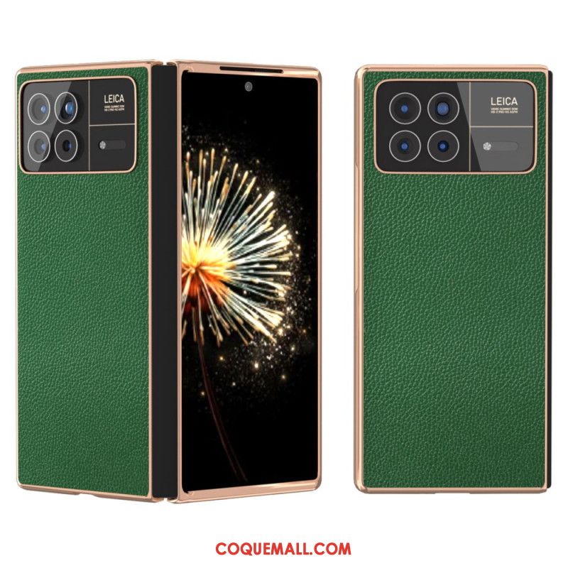 Coque Xiaomi Mix Fold 3 Effet Cuir