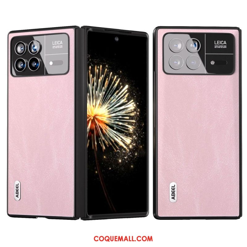 Coque Xiaomi Mix Fold 3 Effet Cuir ABEEL