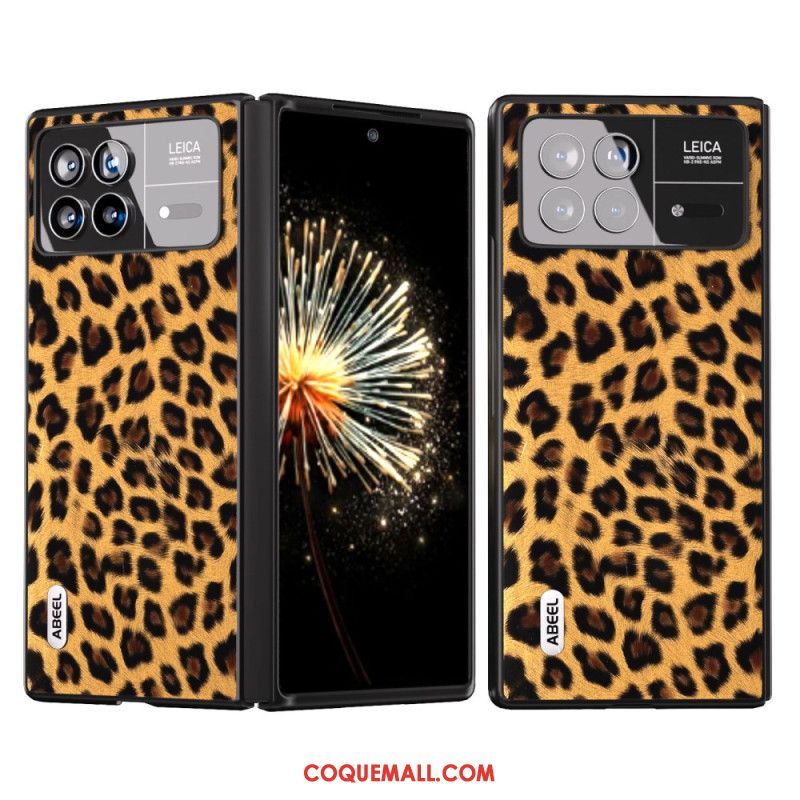 Coque Xiaomi Mix Fold 3 Motif Léopard ABEEL