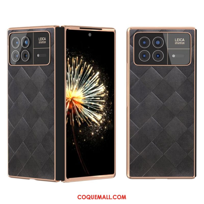 Coque Xiaomi Mix Fold 3 Motif Tissé