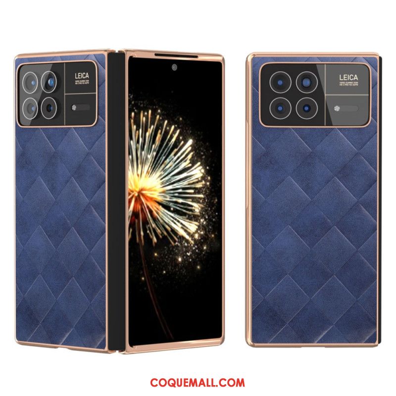 Coque Xiaomi Mix Fold 3 Motif Tissé